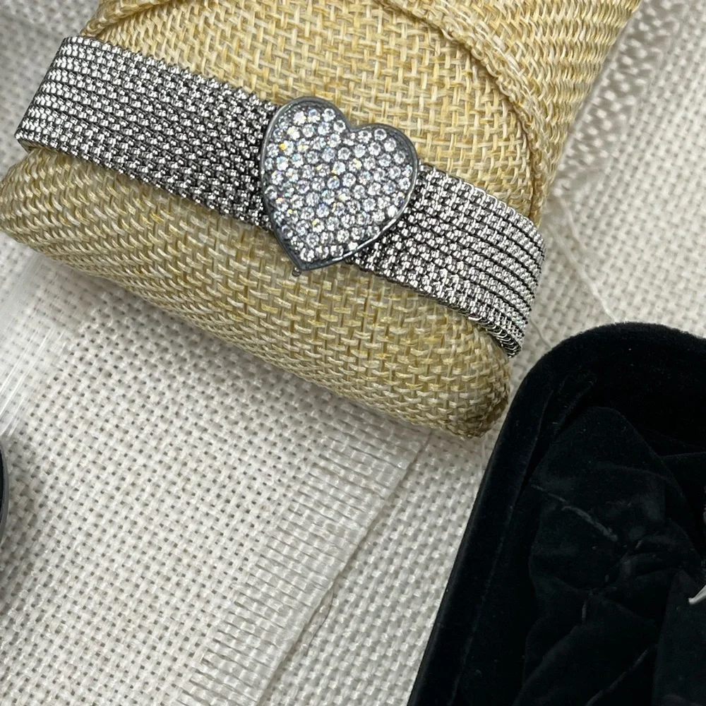 Suspicion QVC Stainless Steel Mesh Bracelet with 925 Interchangeable Ornaments - Picture 5 of 17